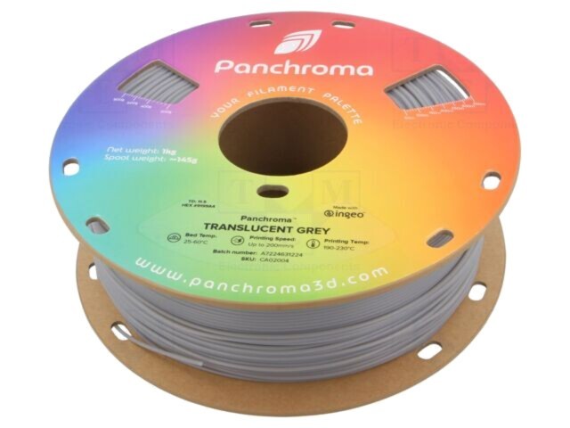 Filament PLA Polymaker 1,75mm Gri Translucid 1kg CA02004