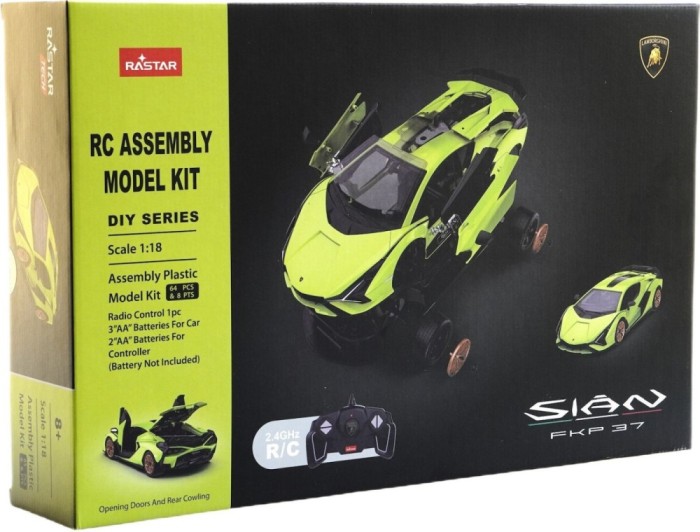 MASINUTA CONSTRUIBILA CU TELECOMANDA LAMBORGHINI SIAN FKP 37 SCARA 1 LA 18 SuperHeroes ToysZone