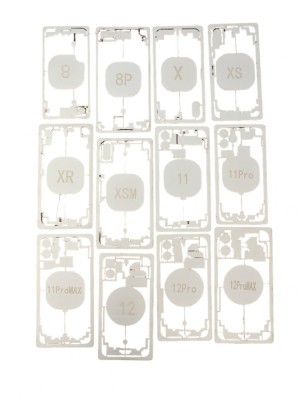 Protectie laser iPhone 8 - 14 Pro Max -set 19 buc foto