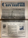 Cumpara ieftin Revista Cuvantul Nr 1 31 Ianuarie 1990 Debut Almanah Carti Bibliofilie Pagini 8 Dimensiune 24x30cm Limba Romana Brosate