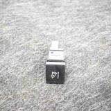 Comutator Toyota RAV4 IV 2017 OEM 15A977 Buton Start Stop Argintiu Aluminiu