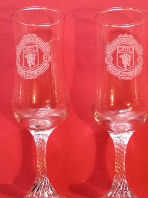 Lot 2 pahare suporter fotbal - MANCHESTER UNITED (Anglia) foto