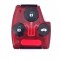 Butoane pentru carcasa cheie Honda 3+1 buton de panica rosu