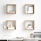 vidaXL Rafturi de perete 4 pcs Stejar artisanal 26 x 15 x 26 cm 875179