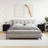 VidaXL Noptiere, 2 buc., negru, 40x35x50 cm, lemn compozit