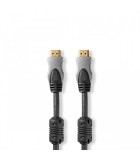 Cablu HDMI Nedis Ethernet 2.5m 4K 60HZ 18Gbps antracit
