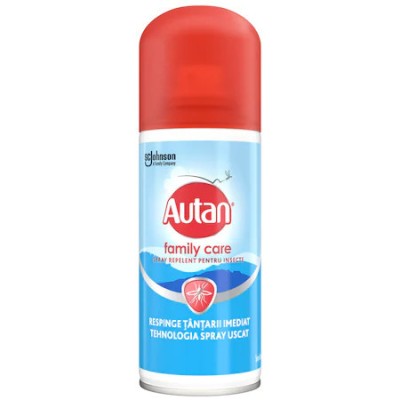 Spray anti-intepaturi insecte Autan Family Care, 100 ml foto