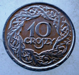 1.029 POLONIA 10 GROSZY 1923, Europa, Nichel