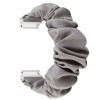 Curea textila elastica, compatibila Amazfit Bip 3 Pro, telescoape Quick Release, Scrunchies 12