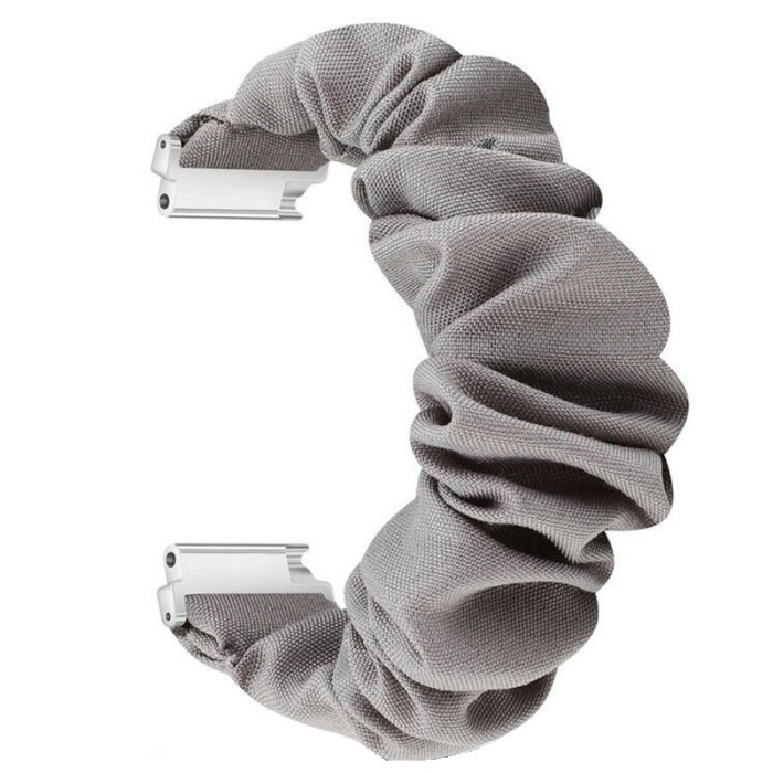 Curea textila elastica, compatibila Amazfit Bip 3 Pro, telescoape Quick Release, Scrunchies 12