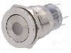 Intrerupator anti-vandalism, ON-(ON), &Oslash;19mm, ONPOW - LAS1-AGQPF-11D/R/12V/S