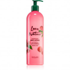 Oriflame Love Nature Organic Mint & Raspberry Lotiune de corp energizanta 500 ml