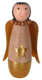 Inger pazitor-figurina aurie de Craciun LUP213