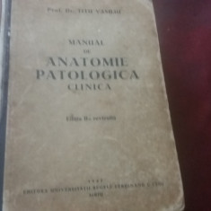 TITU VASILIU - MANUAL DE ANATOMIE PATOLOGICA CLINICA 1942