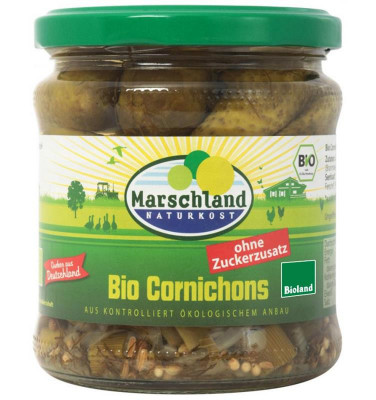 Castraveti Cornison in Otet Bio 300 grame / 190 grame Marschland foto