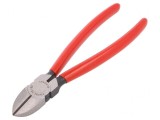 Clești laterali pentru tăiere, m&acirc;nere din plastic, 180 mm