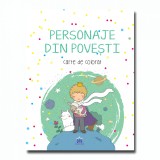 Personaje din povești - carte de colorat