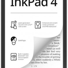 E-Book Reader PocketBook Inkpad 4, Ecran E-Ink Carta™ 1200 7.8inch, SMART Ligh, Procesor Dual Core 1GHz, 1GB RAM, 32GB Flash, Bluetooth, W-Fi, Waterpr