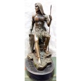Statueta bronz - Luptător indian