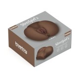 Cumpara ieftin Masturbator ciocolatiu cu intrari vagin si anus Streetgirl&#039;s 3 Black