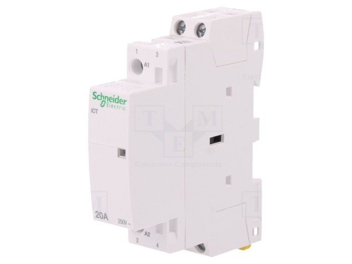 Contactor 2P 20A 230-240VAC NO