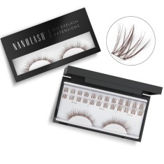 Gene false maro &icirc;n cluster pentru aplicare DIY acasă Nanolash INNOCENT 36 buc