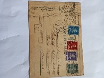 Carte Poștală București -Deva Hunedoara Cenzurat 663B1 București 1945 foto
