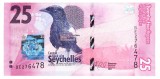 Seychelles 25 Rupees 2016 P-48 Hibrid Seria BE276478