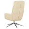 Scaun de relaxare, crem, material textil - 4