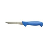 Cutit dezosat ingust profesional 13cm, lama otel 5Cr15MoV, maner Nylon albastru Breckner Germany