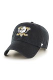 47brand șapcă NHL Anaheim Ducks culoarea negru, cu imprimeu, 47 Brand