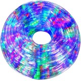 Instalatie furtun luminos LED de Craciun, 30 m, 720 LED-uri, multicolor