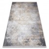 Covor LUCE 84 modern ornament vintage - structural gri / muştar, 134x190 cm, Dreptunghi, Poliester