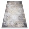 Covor LUCE 84 modern ornament vintage - structural gri / muştar, 134x190 cm