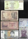 Set 5 bancnote de prin lume adunate (cele din imagini) #434, Africa