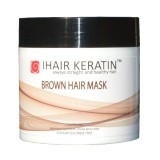 Masca coloranta ciocolatie Ihair Keratin 500ml