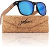 Ochelari Soare Polarizati Lemn Glozzi UV400 Unisex Second-Hand Zgarieturi Fine Rame Pescuit Condus