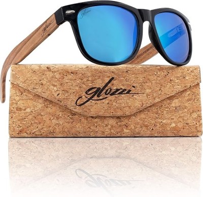 Ochelari de soare polarizati din lemn Glozzi, UV400, unisex - SECOND foto