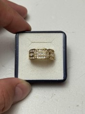 INEL AUR 14K + Cristale Zirconia - Deosebit - Nou - 5.3g - 390lei/gr. !