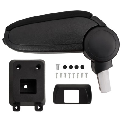 vidaXL Cotieră auto, negru, 12x33x(24-42) cm ABS 154662 foto