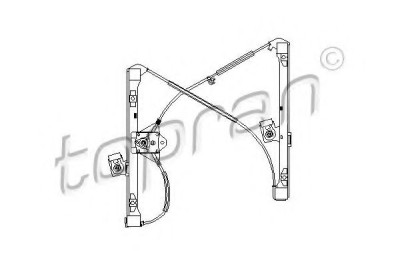 Macara geam VW CADDY II Caroserie (9K9A) (1995 - 2004) TOPRAN 111 254 foto