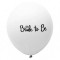 Set 10 baloane latex albe BRIDE TO BE