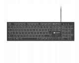 Tastatura NATEC Herring Slim, USB, negru