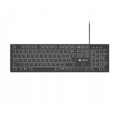 Tastatura NATEC Herring Slim, USB, negru
