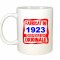 Cana alba personalizata Fabricat in 1923 toate piesele sunt originale, INOVATIX&reg;. 330ml