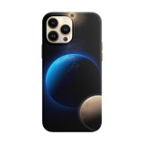 Husa compatibila cu Apple iPhone 13 model Planet orbit, Silicon, TPU, Viceversa, Transparent, Carcasa