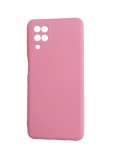 Husa telefon compatibila cu Samsung Galaxy A12, Roz, Cu interior de catifea, 386HT, Silicon, Carcasa