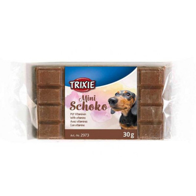 Trixie Mini Schoko Dog Ciocolată 30 g foto