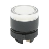Cap buton iluminat alb &Oslash;22 mm LAY5 Breckner Germany pentru panouri de comanda