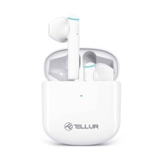 Casti Bluetooth Tellur Aura True Wireless APP Alb foto